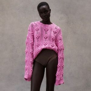 Pink Knit Zara Sweater